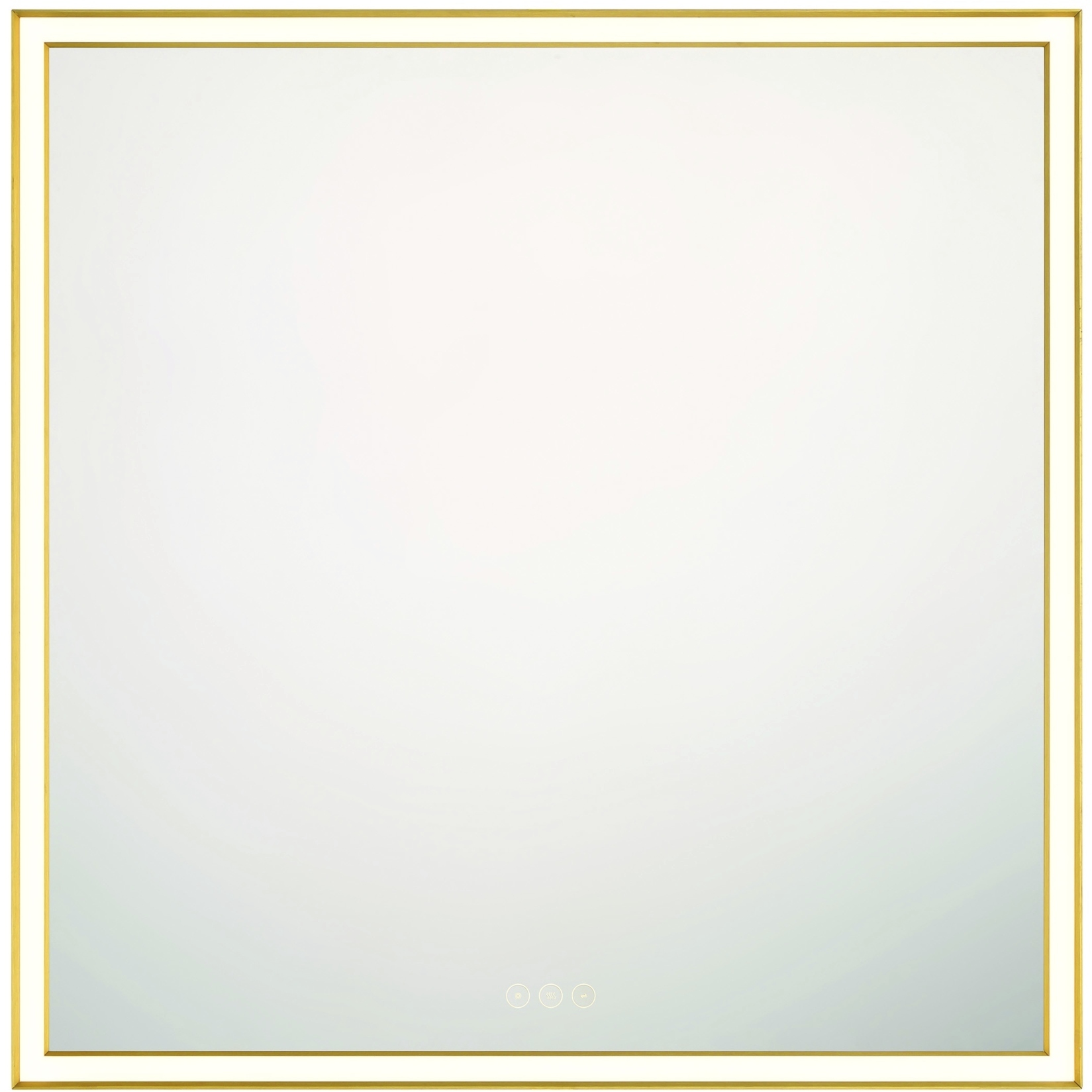 Nixon 32 X 32 inch Anodized Gold LED Mirror