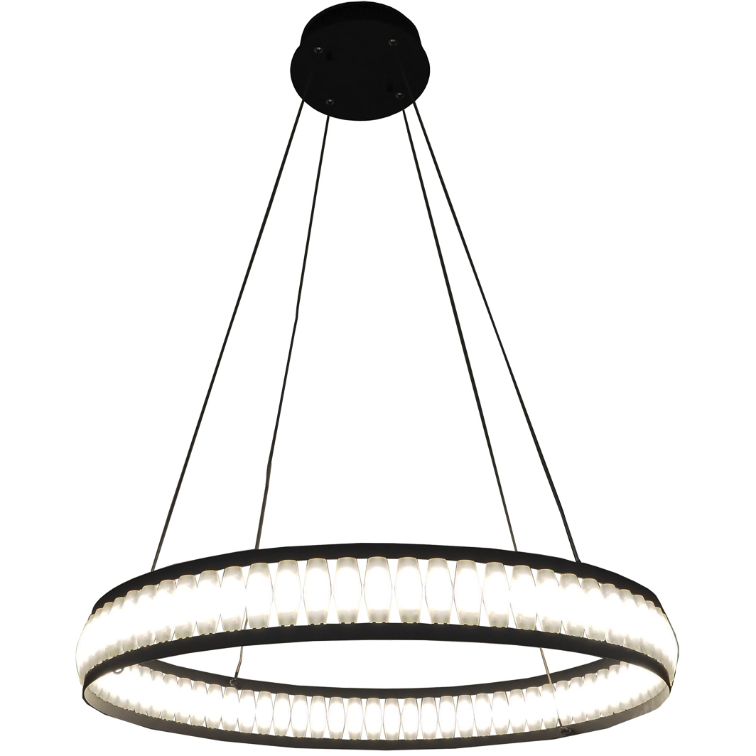 Forster LED 27.5 inch Black Pendant Ceiling Light, Small