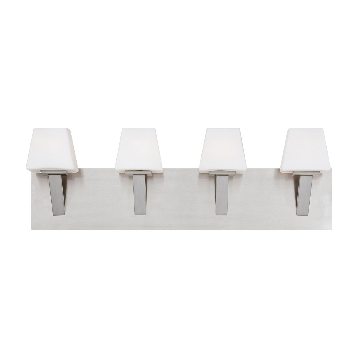 Anglo 4 Light 26 inch Satin Nickel Vanity Light Wall Light