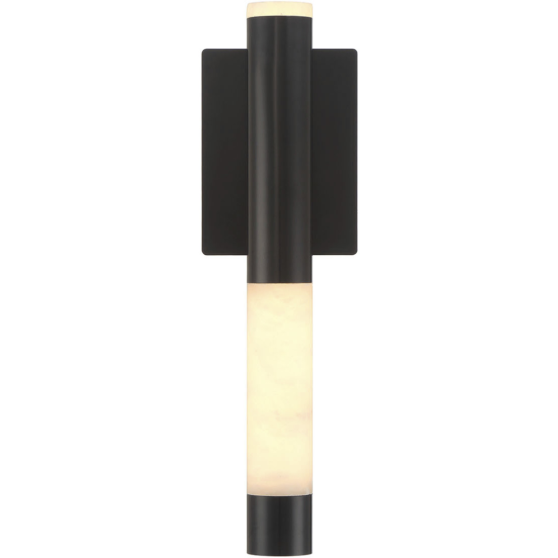 Ronda LED 16.25 inch Matte Black Outdoor Wall Sconce