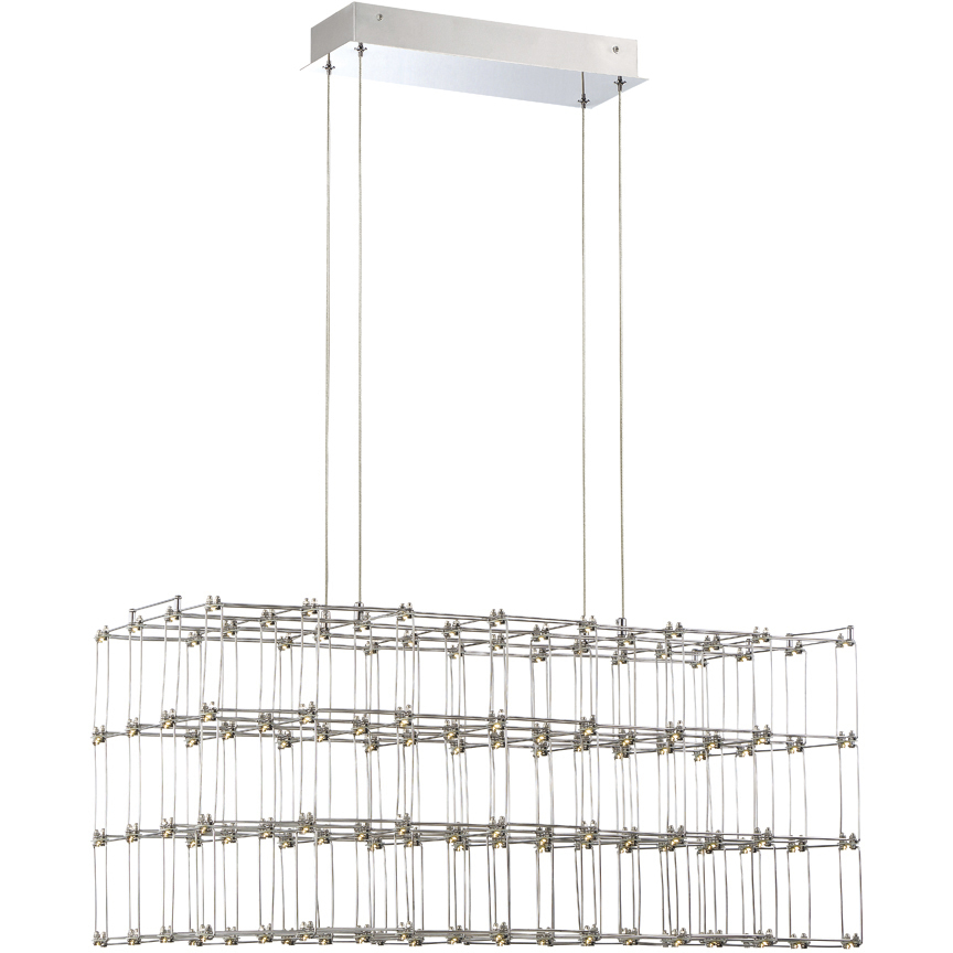 Linwood LED 14 inch Chrome Chandelier Ceiling Light
