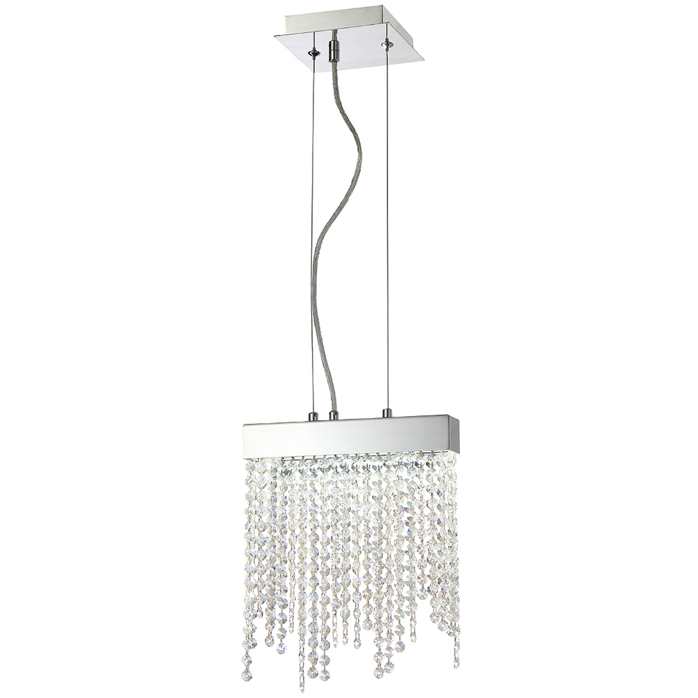 Rossi LED 2 inch Chrome Pendant Ceiling Light