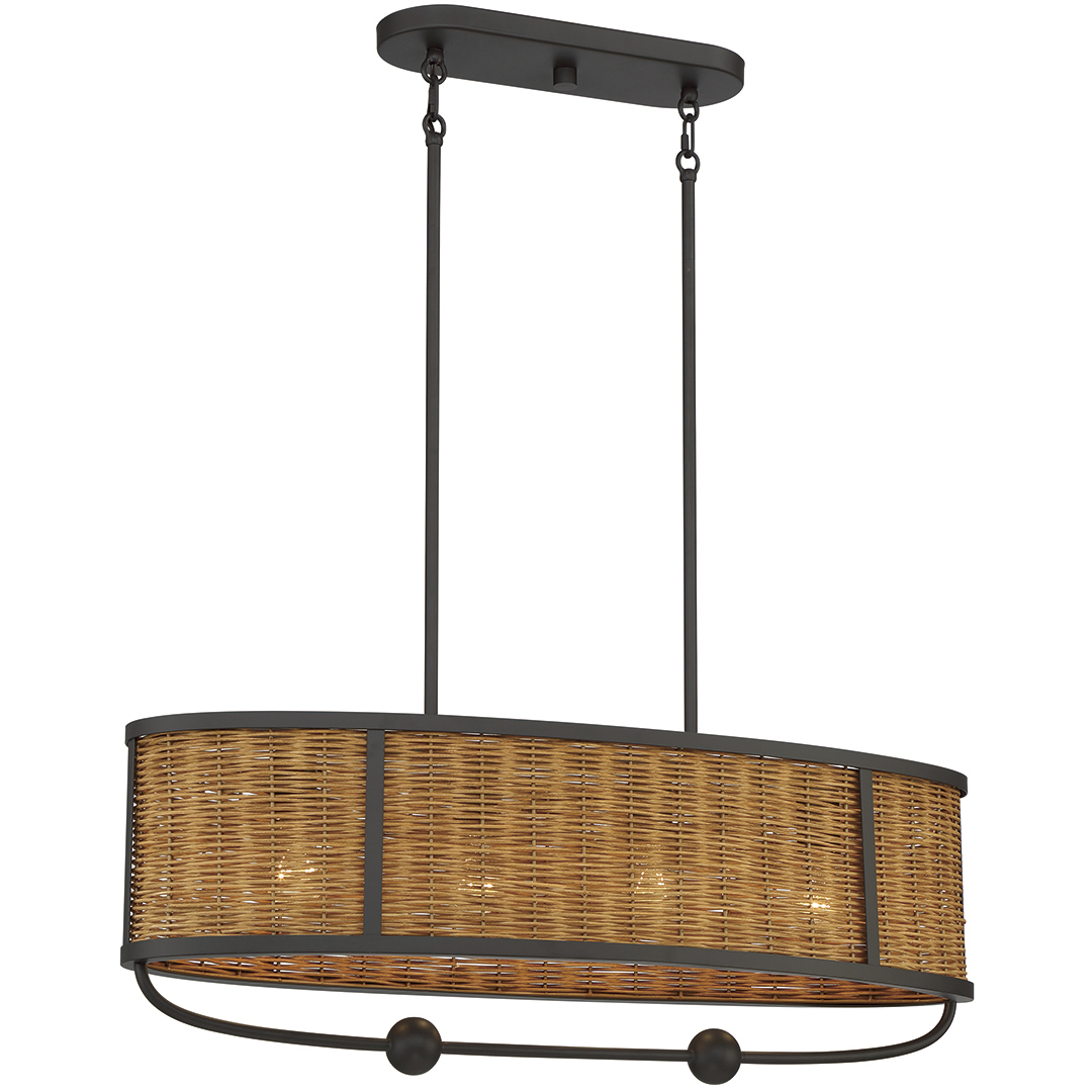 Comparelli 4 Light 12 inch Dark Bronze Chandelier Ceiling Light