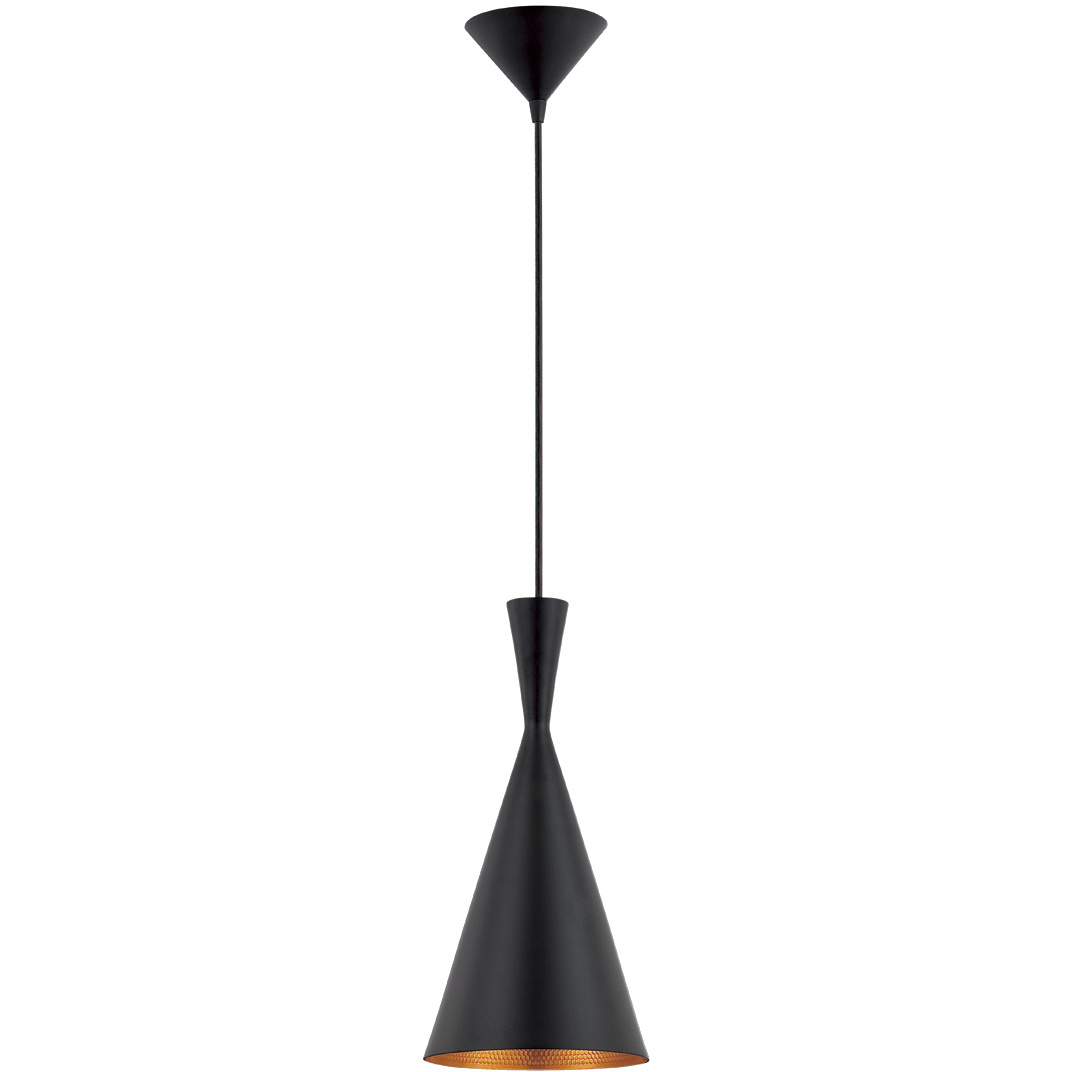 Eurofase 20437-015 Bronx 1 Light 7.5 inch Black Pendant