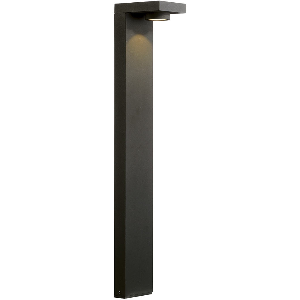 LED Bollard 120V 7.00 watt Graphite Grey Outdoor Bollard Light 
