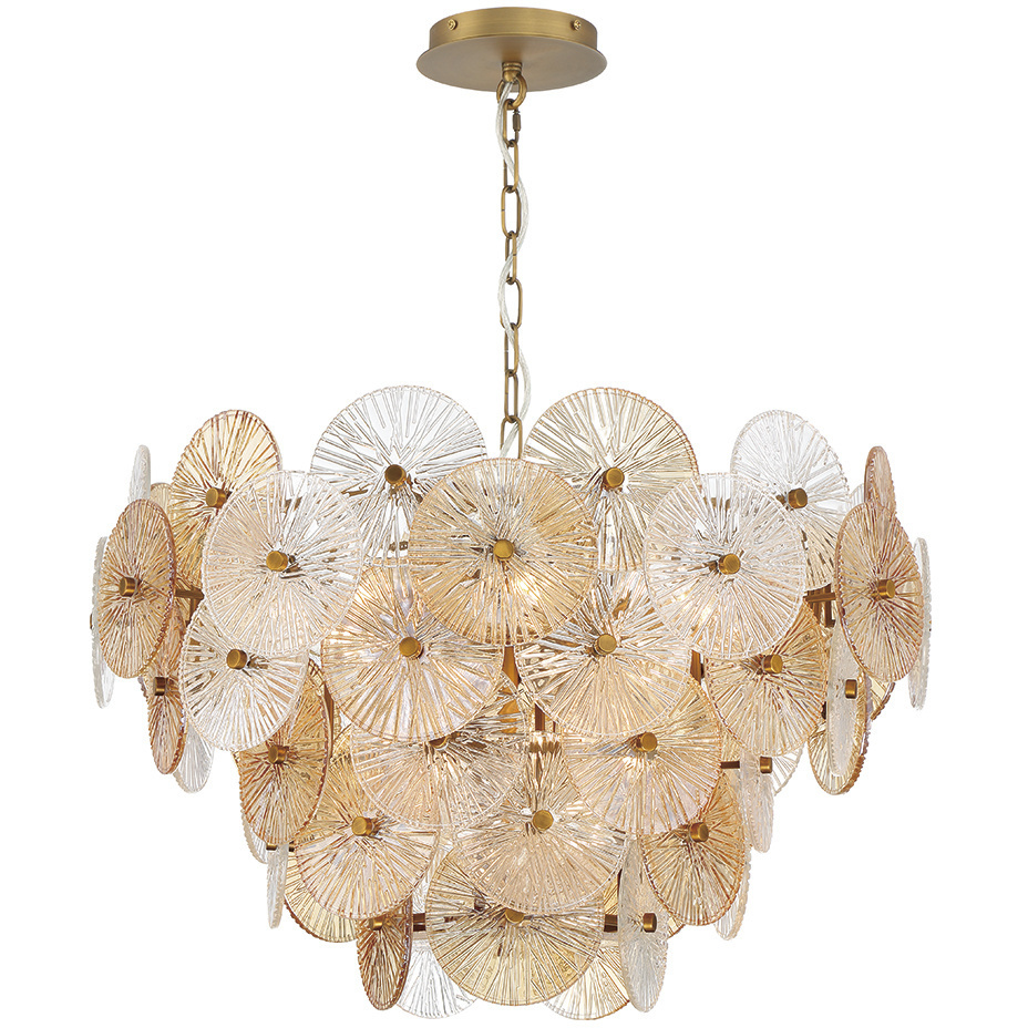 Sue Anne 12 Light 29 inch Gold Chandelier Ceiling Light