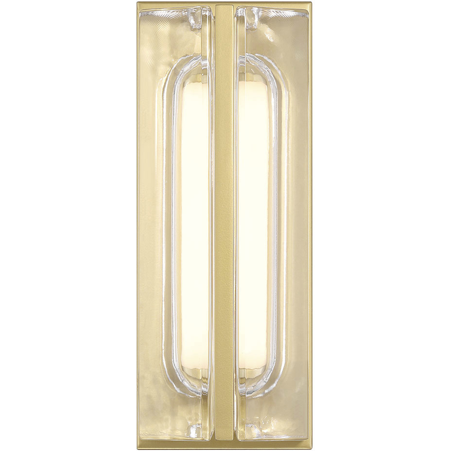 Langferd 1 Light 12 inch Gold Outdoor Wall Sconce