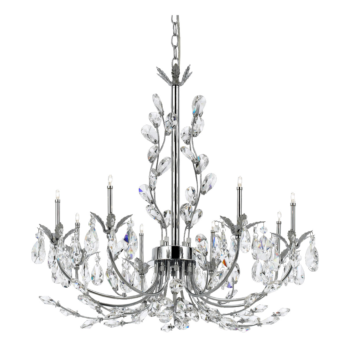 Giselle 8 Light 25 inch Chrome Chandelier Ceiling Light