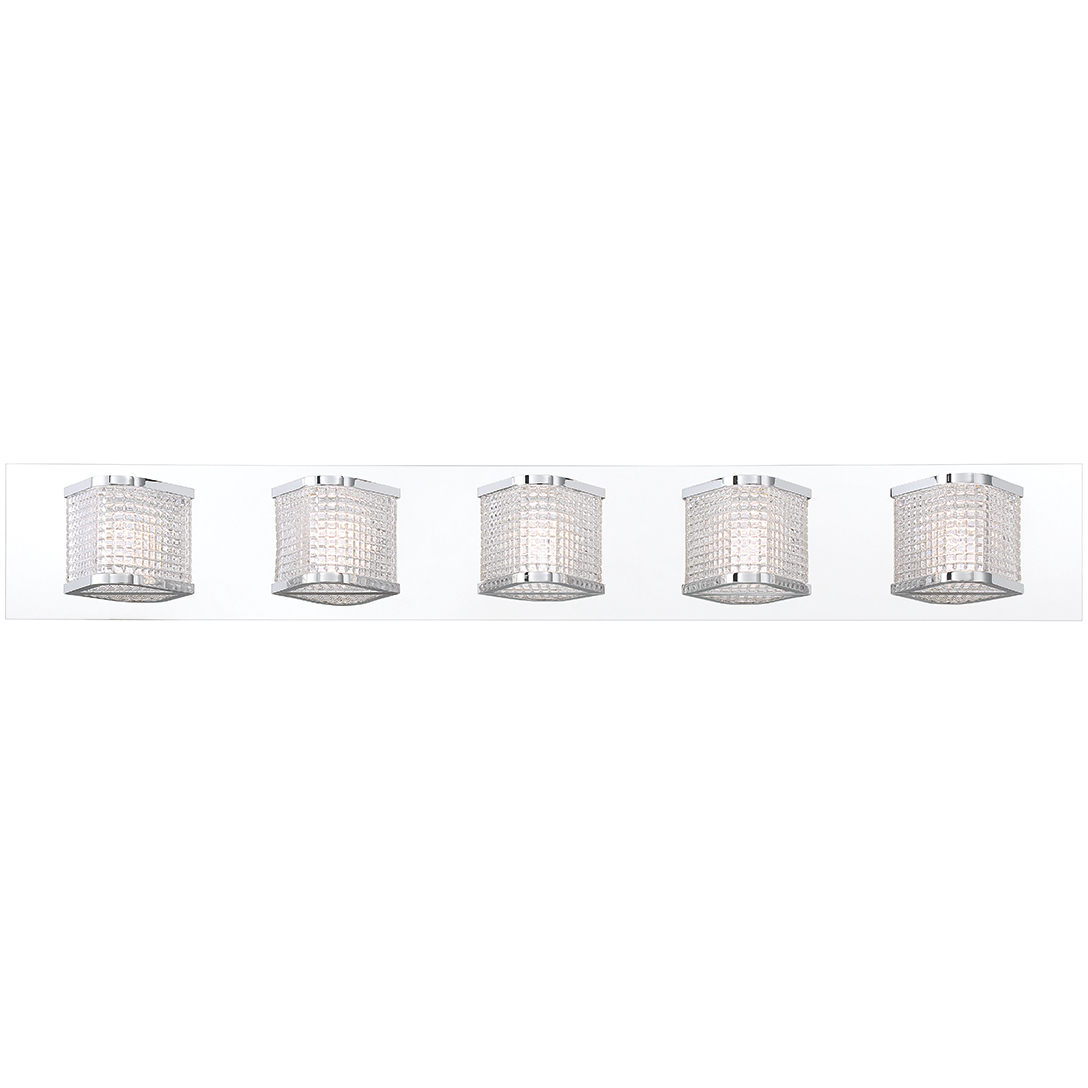 Belgroue LED 35 inch Chrome Vanity Light Wall Light