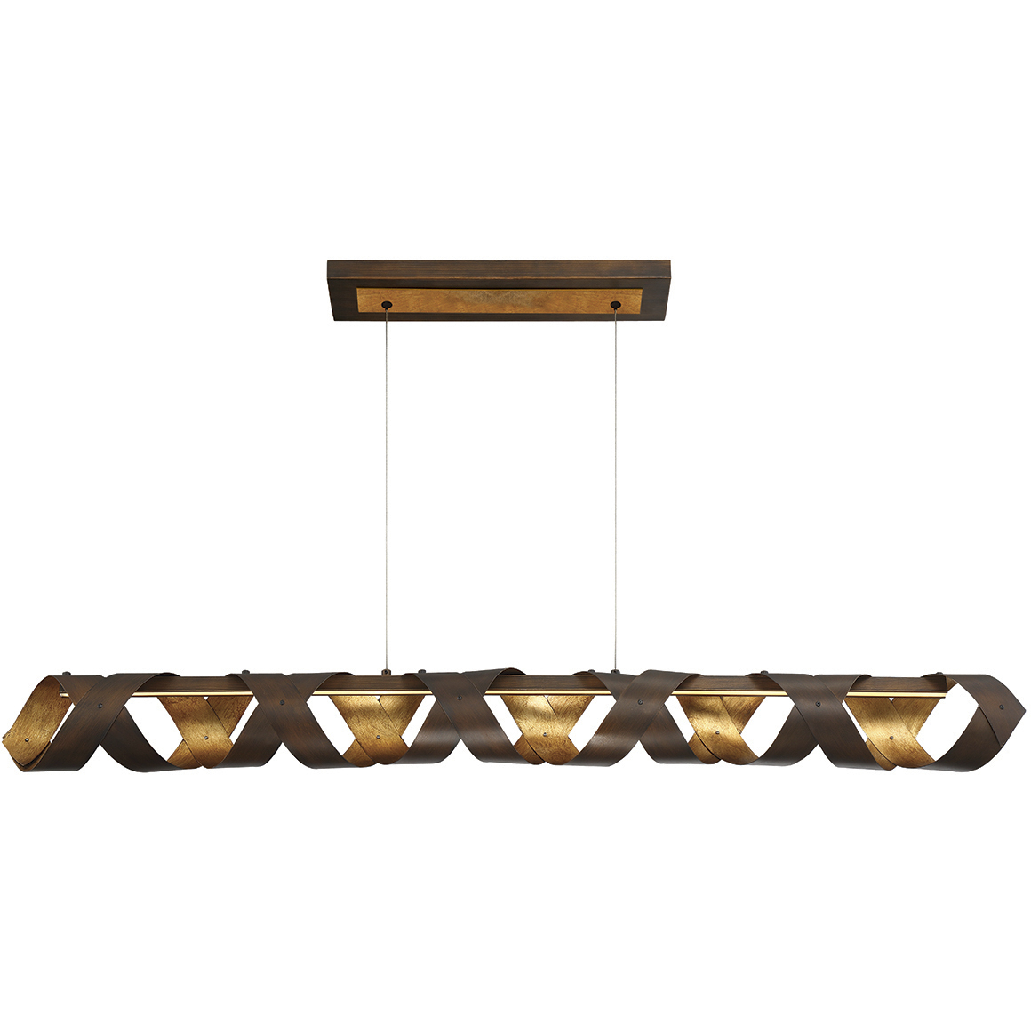 Banderia LED 5 inch Bronze Chandelier Ceiling Light