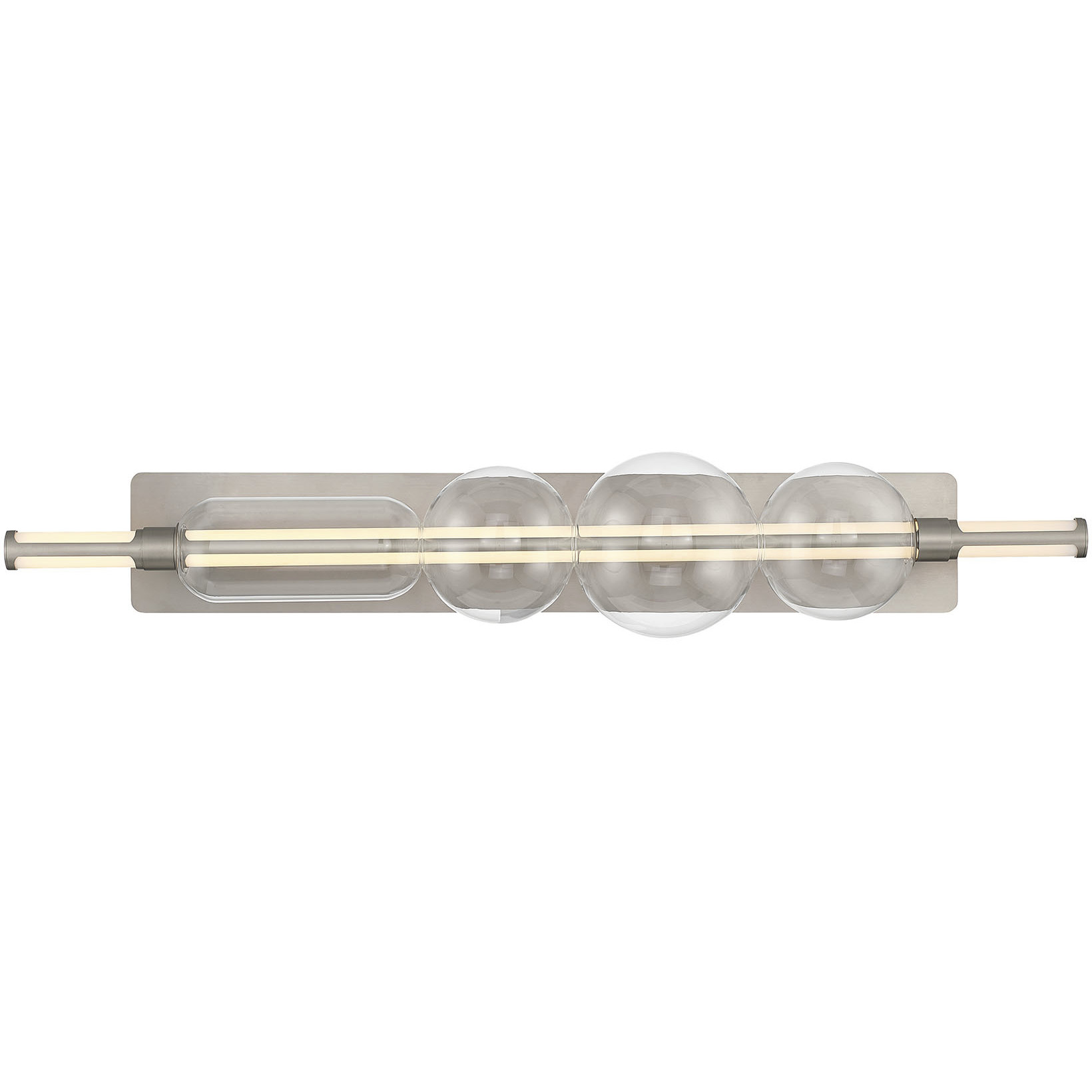 Lucent LED 40 inch Satin Nickel Vanity Light Wall Light