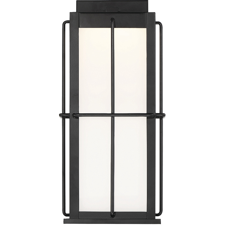 Bensa LED 14.75 inch Black Outdoor Wall Sconce