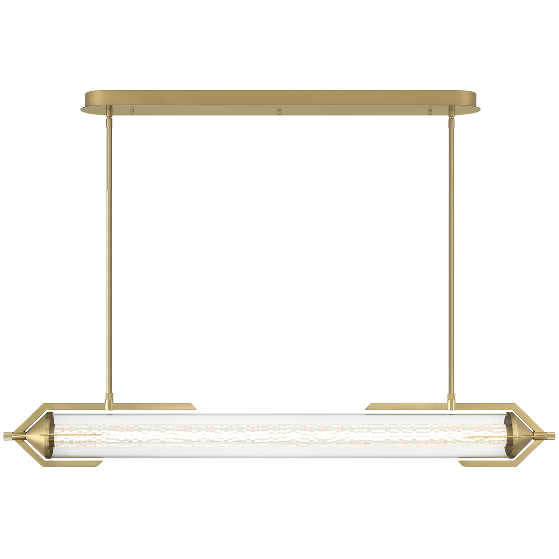 Espada Linear Chandelier Ceiling Light in Gold