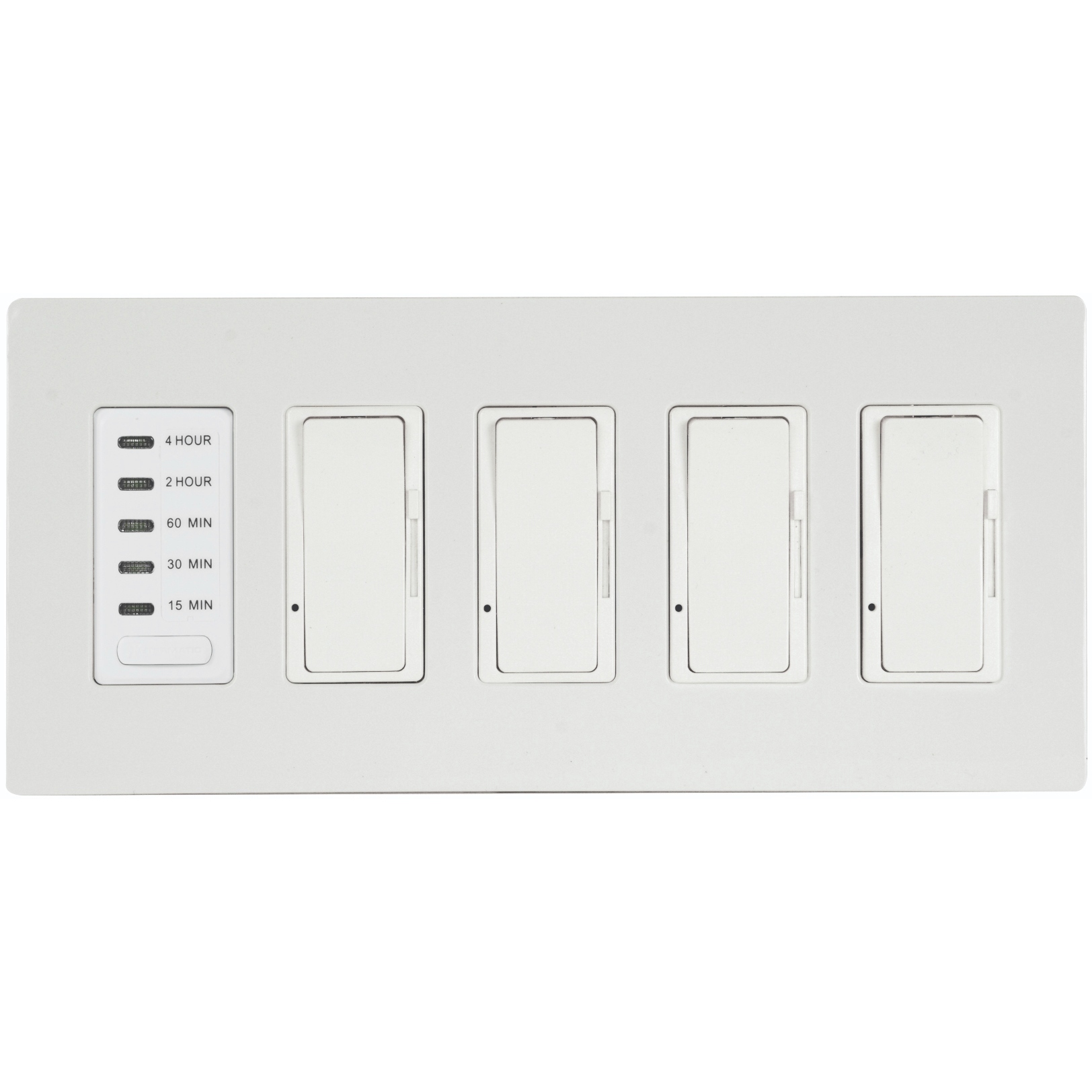 Ontario 5 X 3 inch White Patio Heater Dimmers and Timer in Four