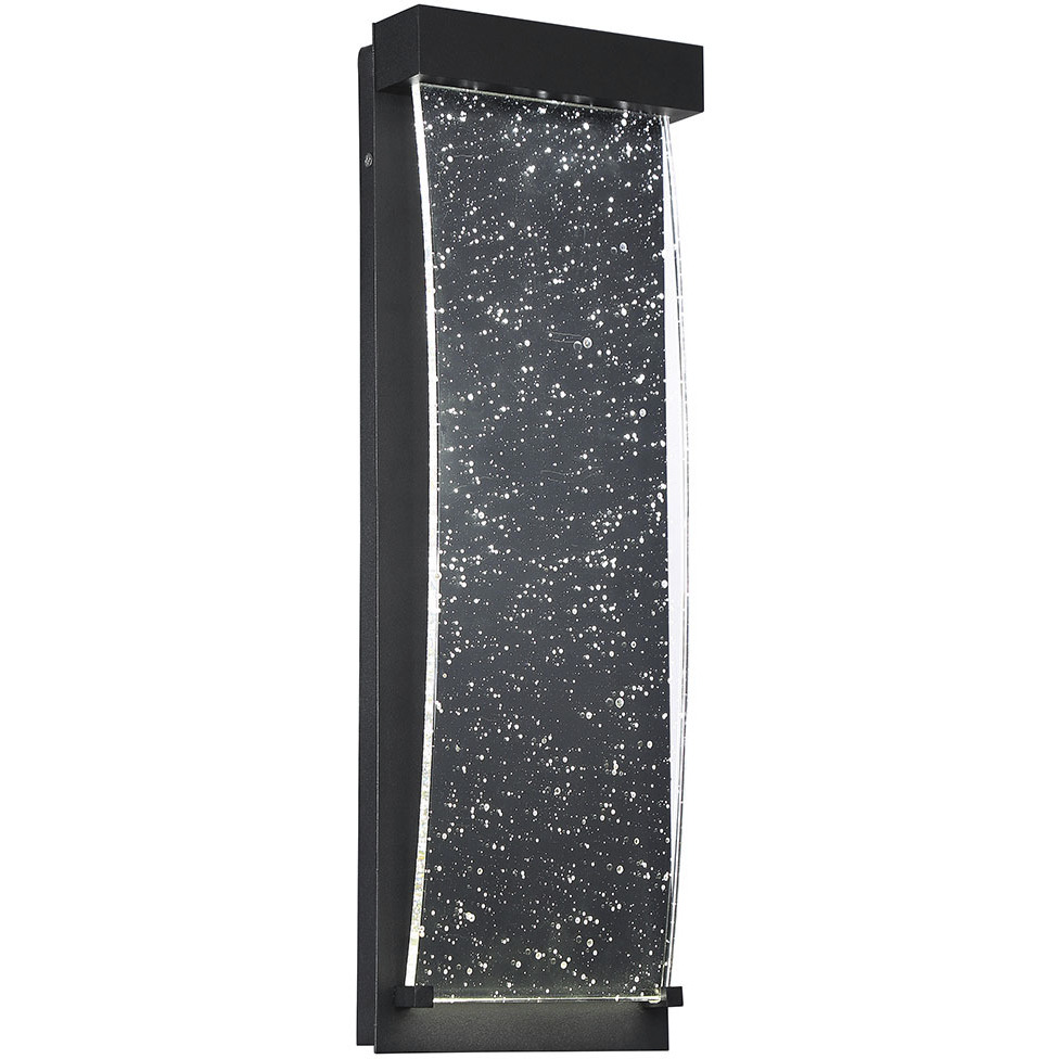 Kabo LED 14 inch Black Outdoor Wall Sconce, Small