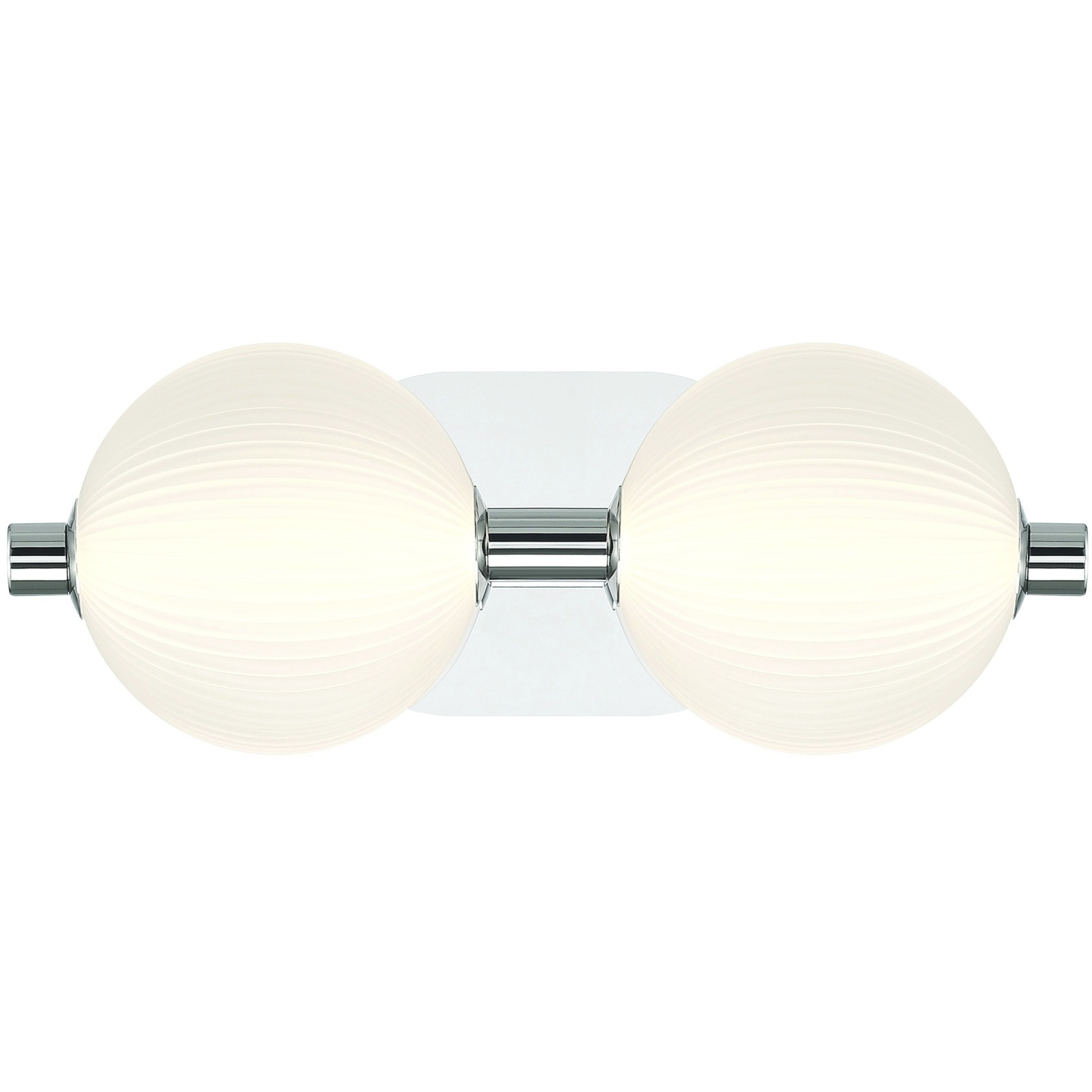 Palmas 2 Light 15 inch Polished Nickel Vanity Light Wall Light