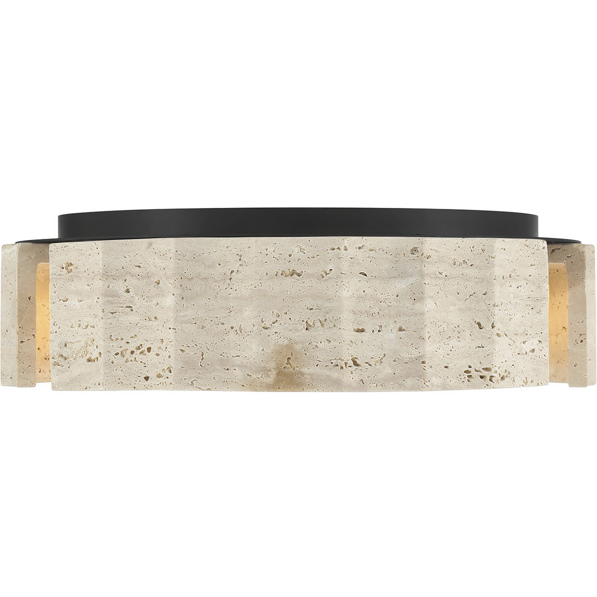 Roslington LED 17.5 inch Matte Black Flush Mount Ceiling Light