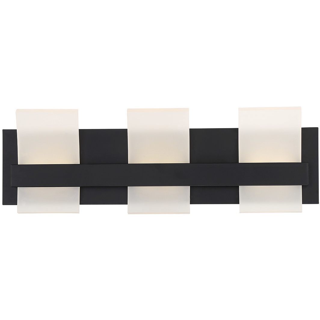 Cambridge LED 21.25 inch Black Vanity Light Wall Light
