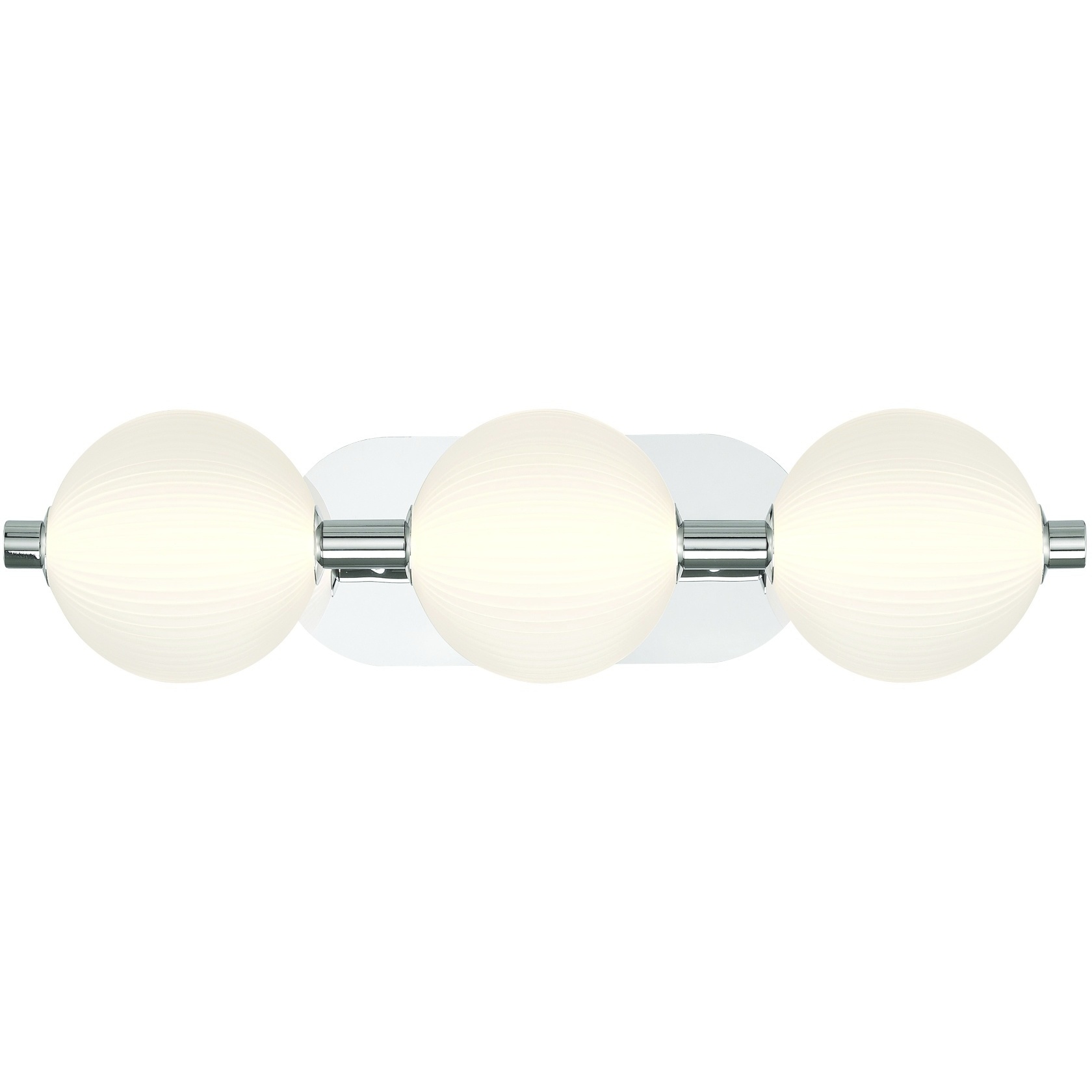 Palmas 3 Light 22.5 inch Polished Nickel Vanity Light Wall Light