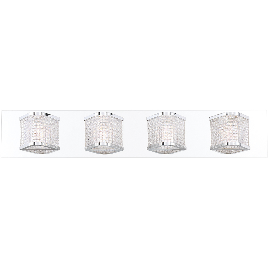 Belgroue LED 28 inch Chrome Vanity Light Wall Light