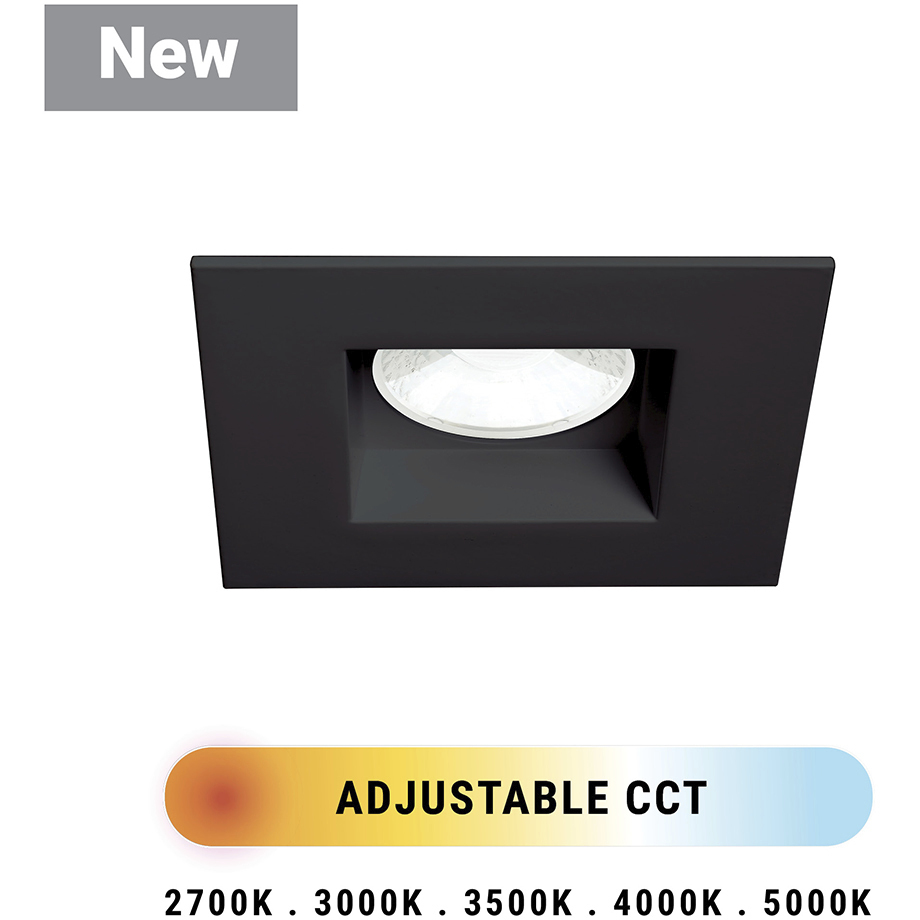 Midway LED Black Recessed Fixture