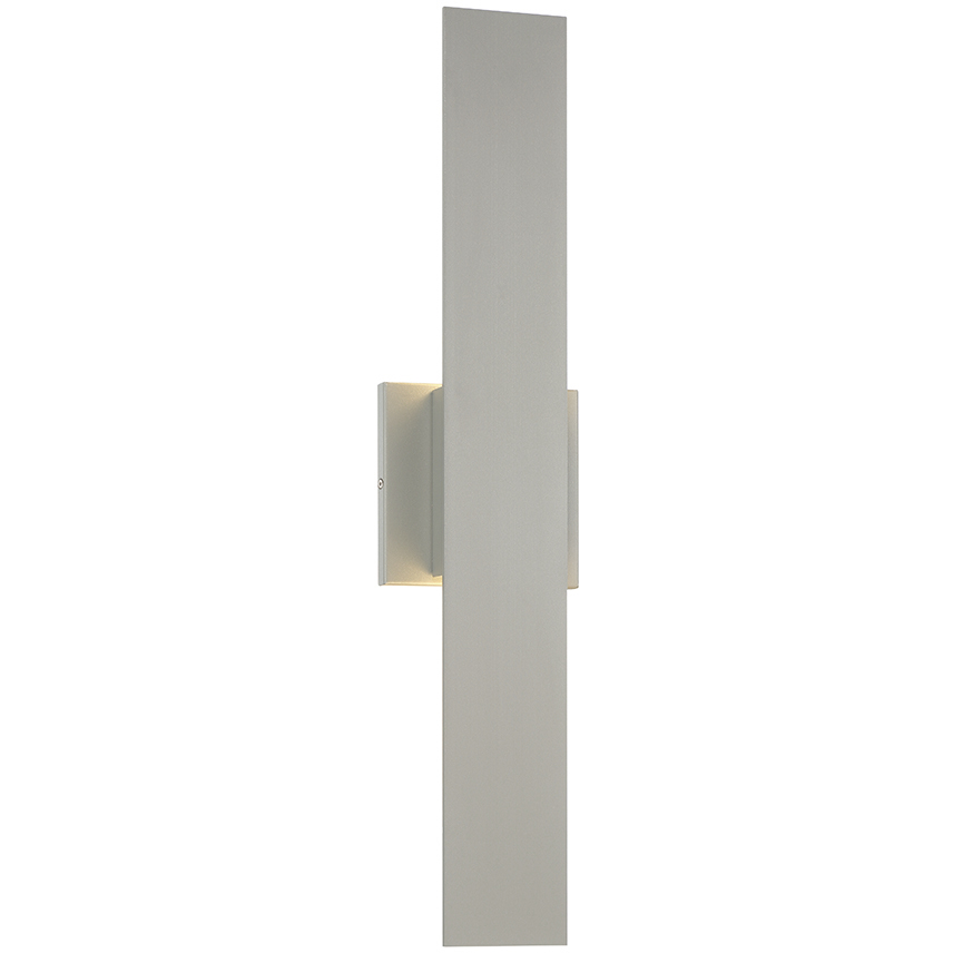 Annette 1 Light 23 inch Silver Outdoor LED Wall Sconce