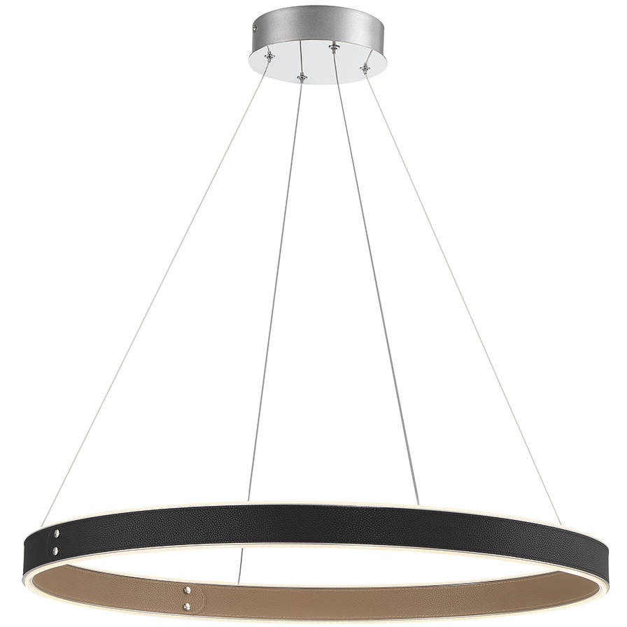 Eurofase 43897018 Verdura LED 28.5 inch Black Pendant Ceiling Light