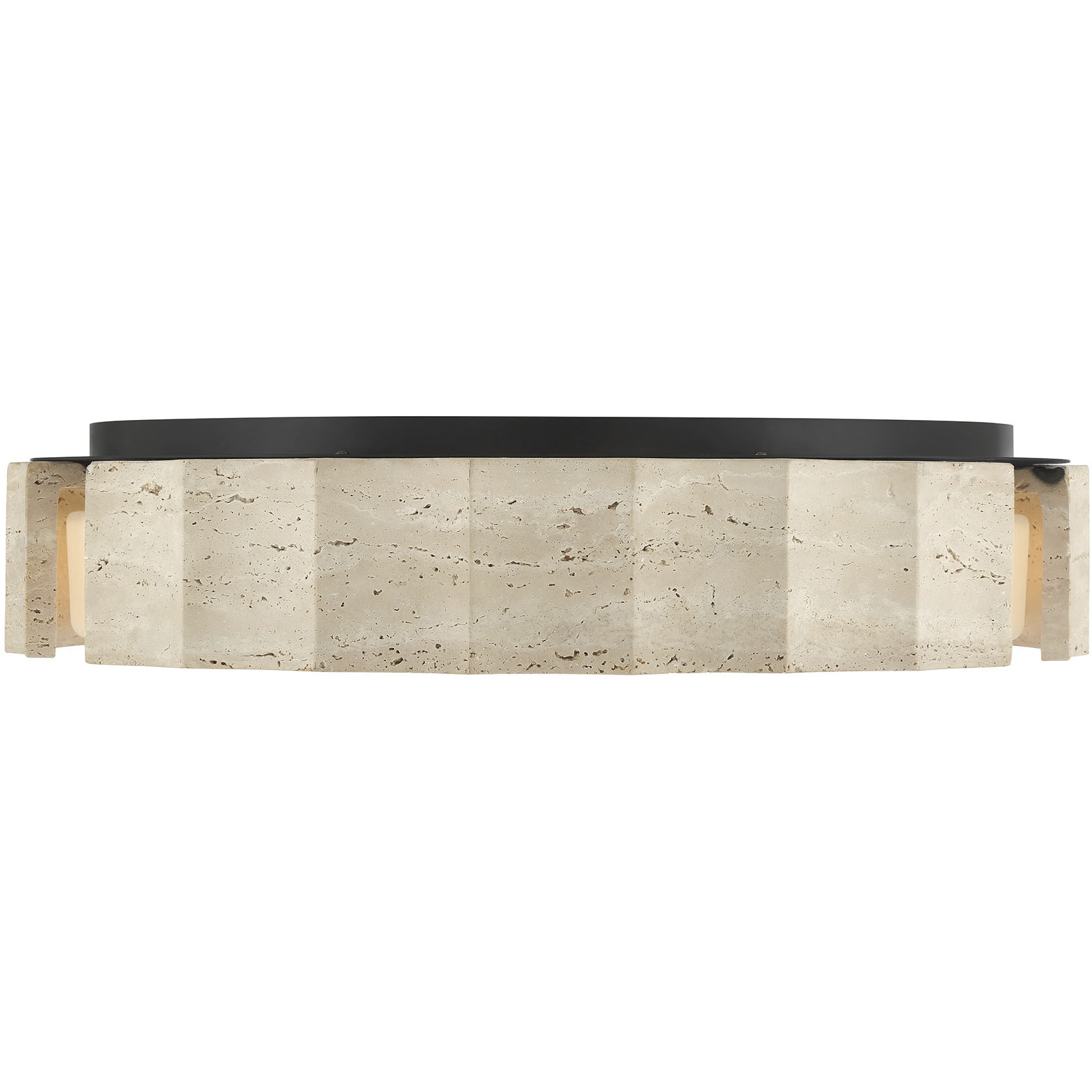 Roslington LED 23.75 inch Matte Black Flush Mount Ceiling Light
