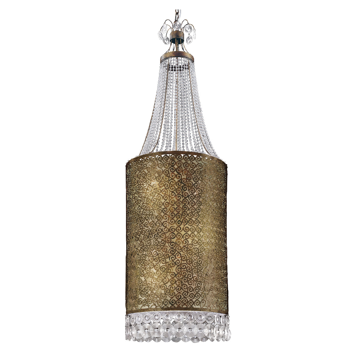 Caramel 19.63 inch Ancient Bronze Pendant Ceiling Light