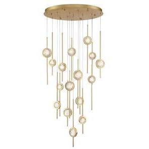 Barletta LED 32 inch Gold Chandelier Ceiling Light