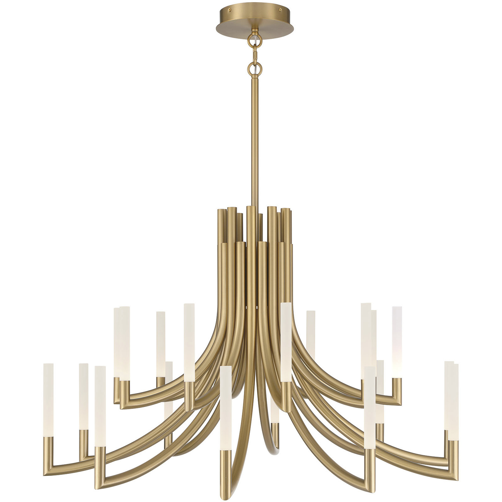Olette 20 Light 42 inch Gold Chandelier Ceiling Light