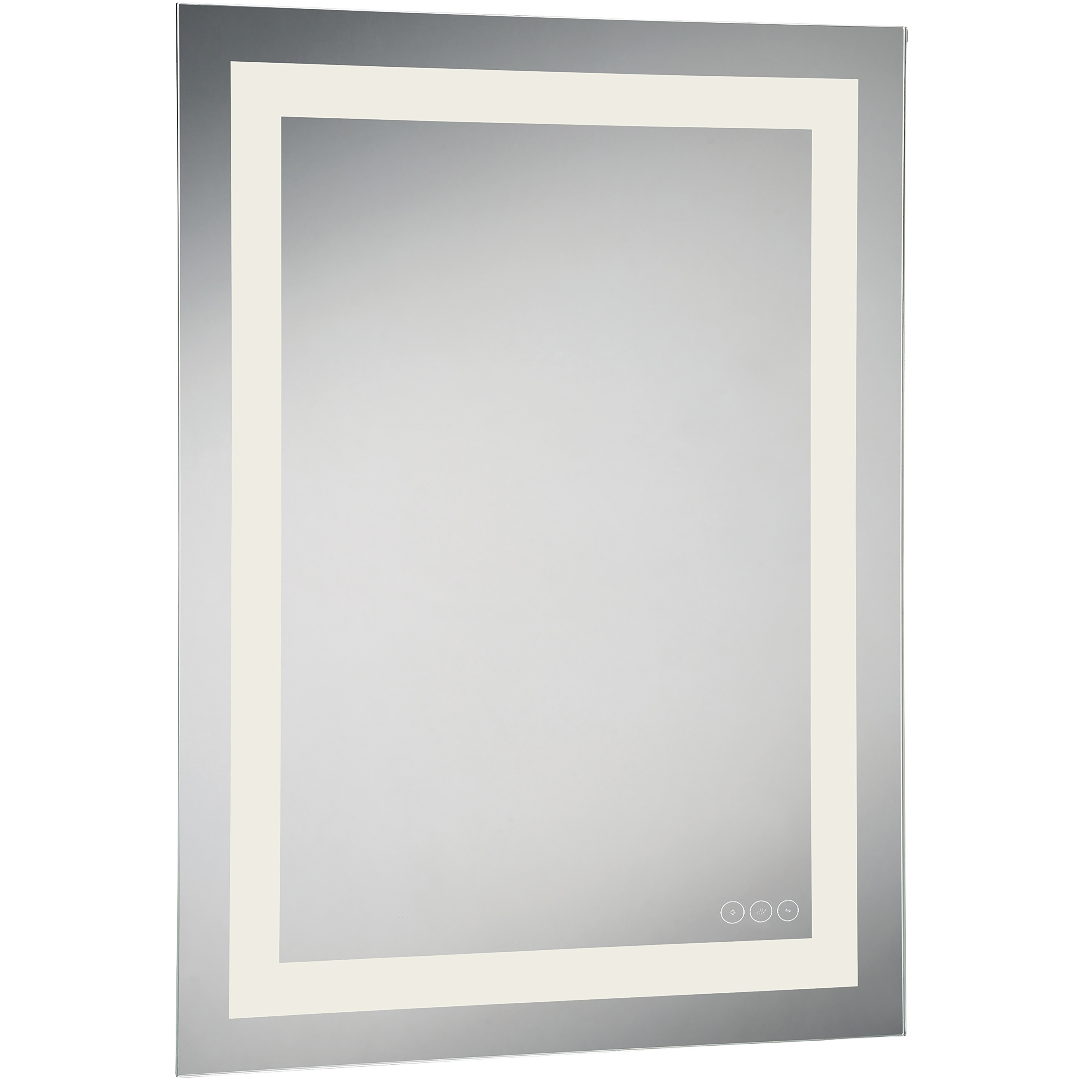 Aspen 32 X 24 inch Anodized Silver LED Mirror