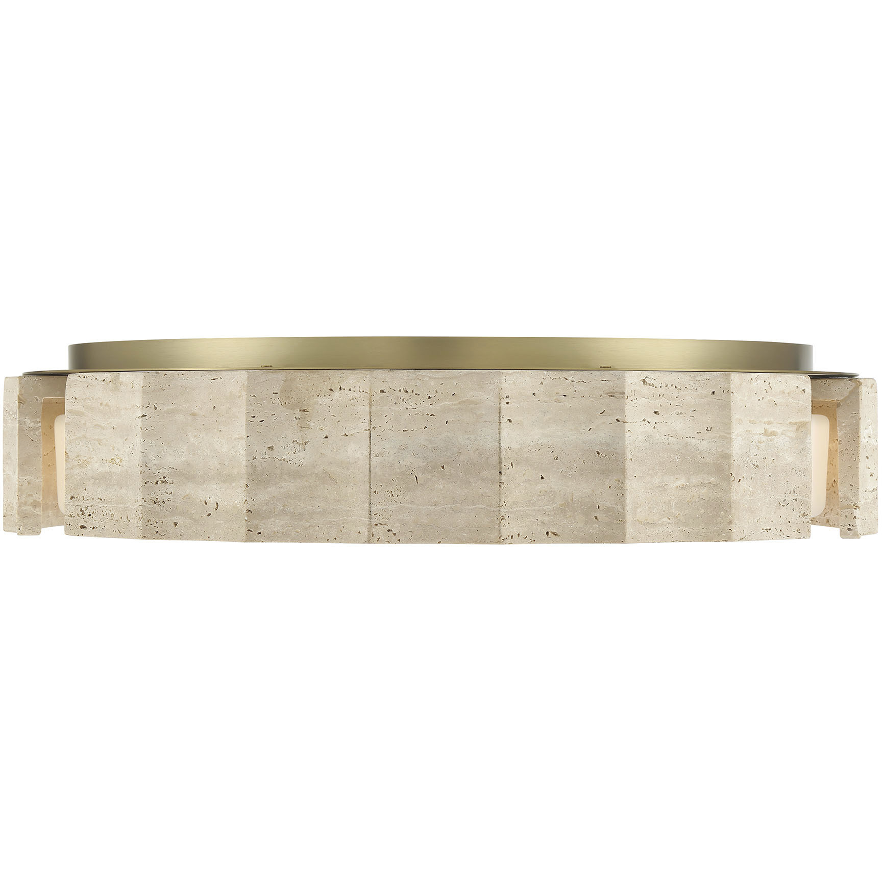 Roslington LED 23.75 inch Gold Flush Mount Ceiling Light