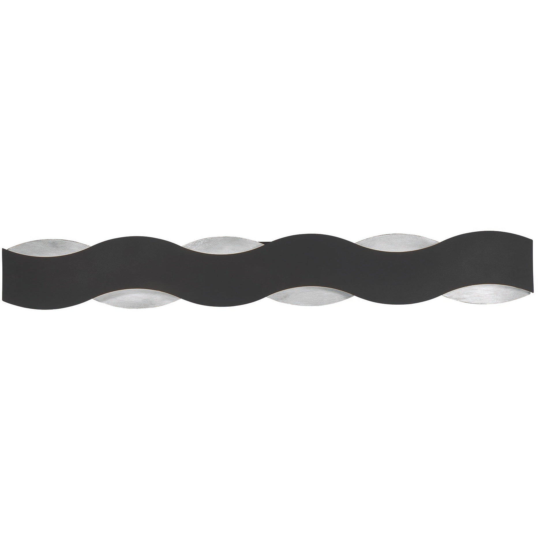 Vaughan LED 40 inch Silver and Black Vanity Light Wall Light