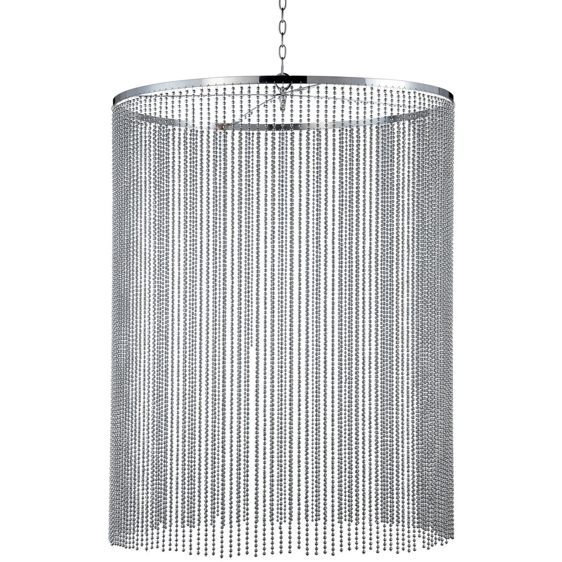 Bloomington 30 inch Chrome Pendant Ceiling Light, Small