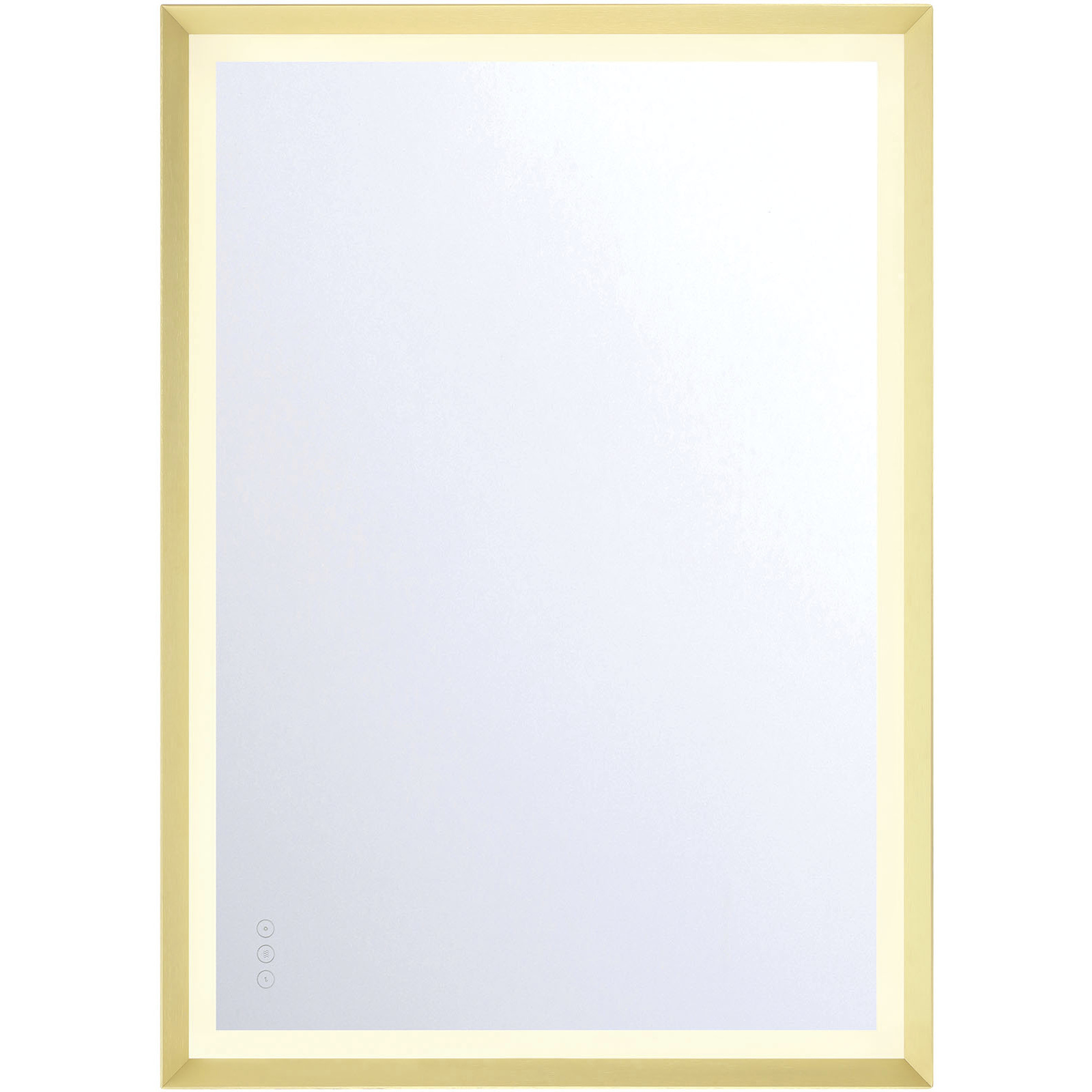 Artell 42 X 30 inch Brushed Gold LED Mirror