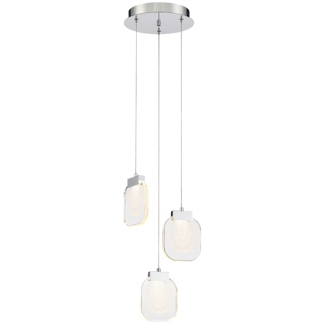 Paget LED 10 inch Chrome Chandelier Ceiling Light