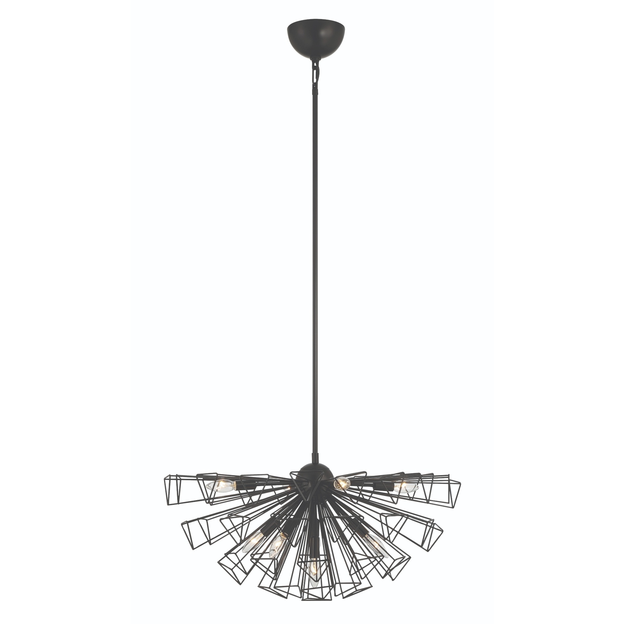 Dendelio 9 Light 22.5 inch Black Chandelier Ceiling Light
