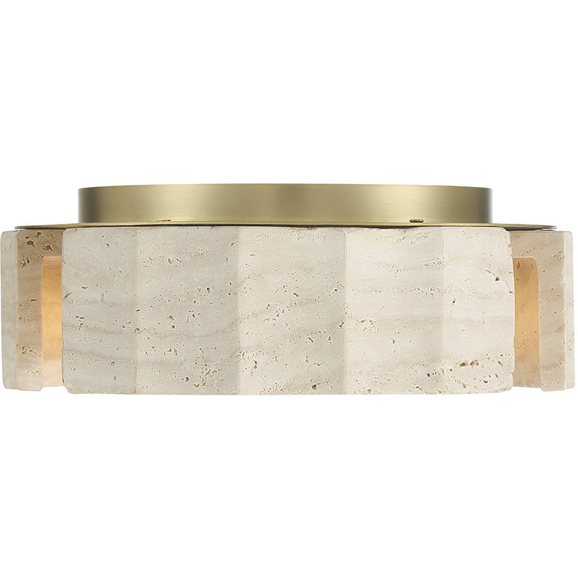 Roslington LED 11.5 inch Gold Flush Mount Ceiling Light