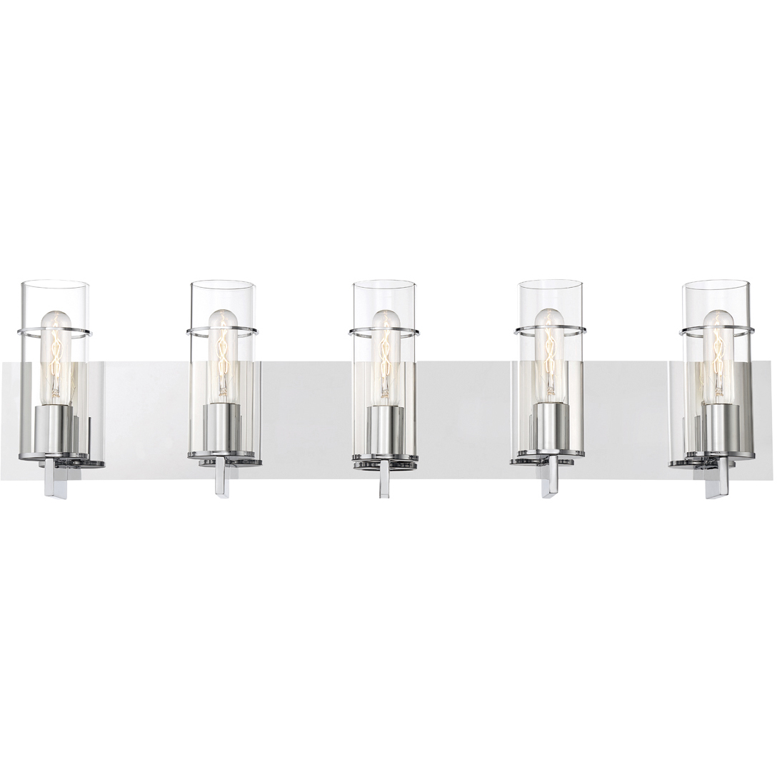 Pista LED 33.75 inch Chrome Vanity Light Wall Light