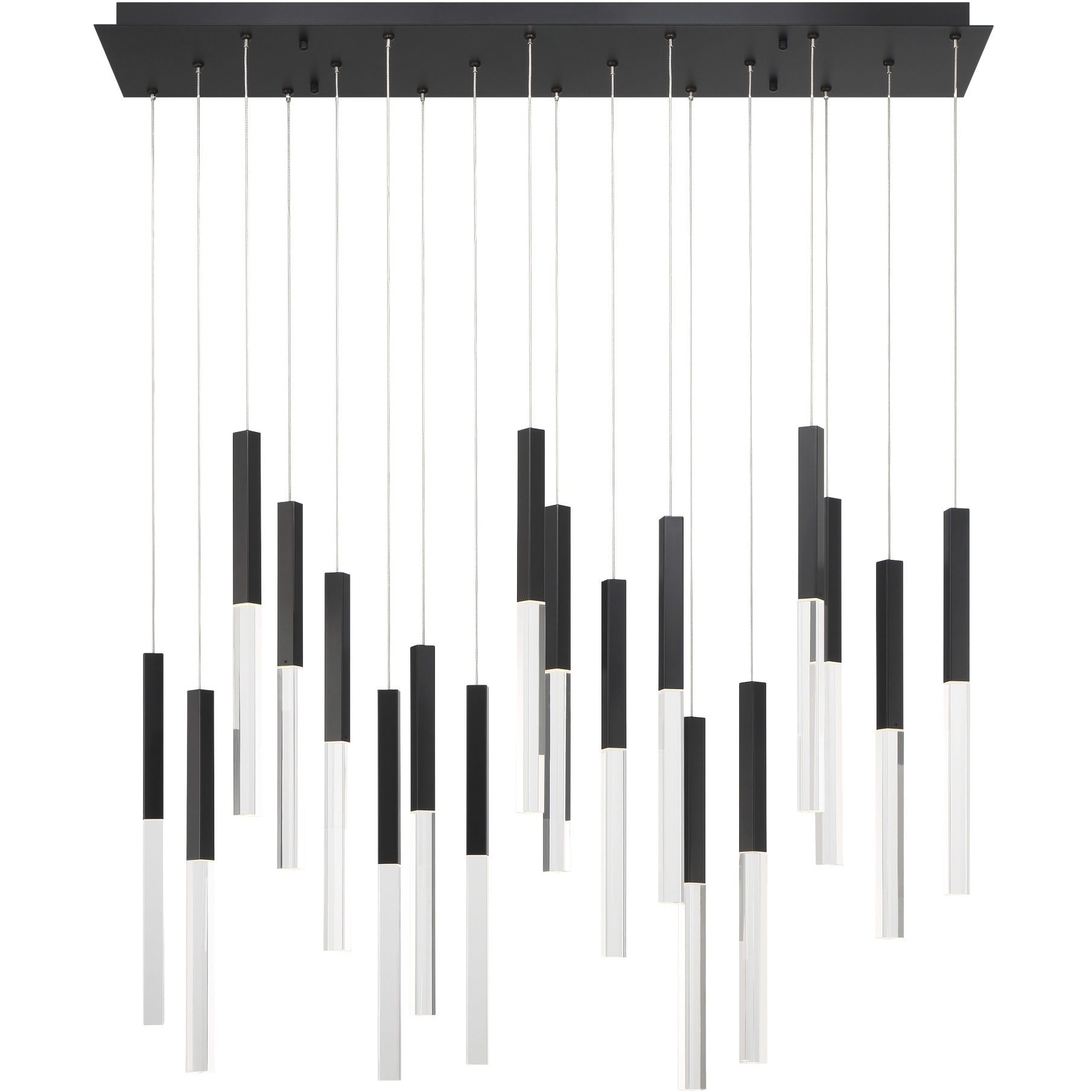Eurofase 46771018 Benicio LED 9.75 inch Black Chandelier Ceiling Light