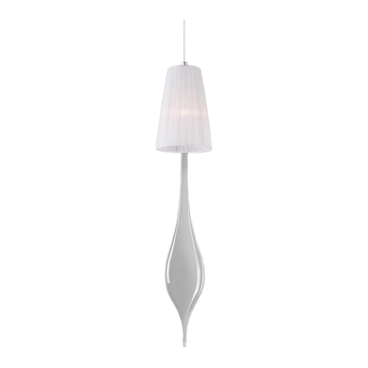 Aqua 4.5 inch Chrome Pendant Ceiling Light