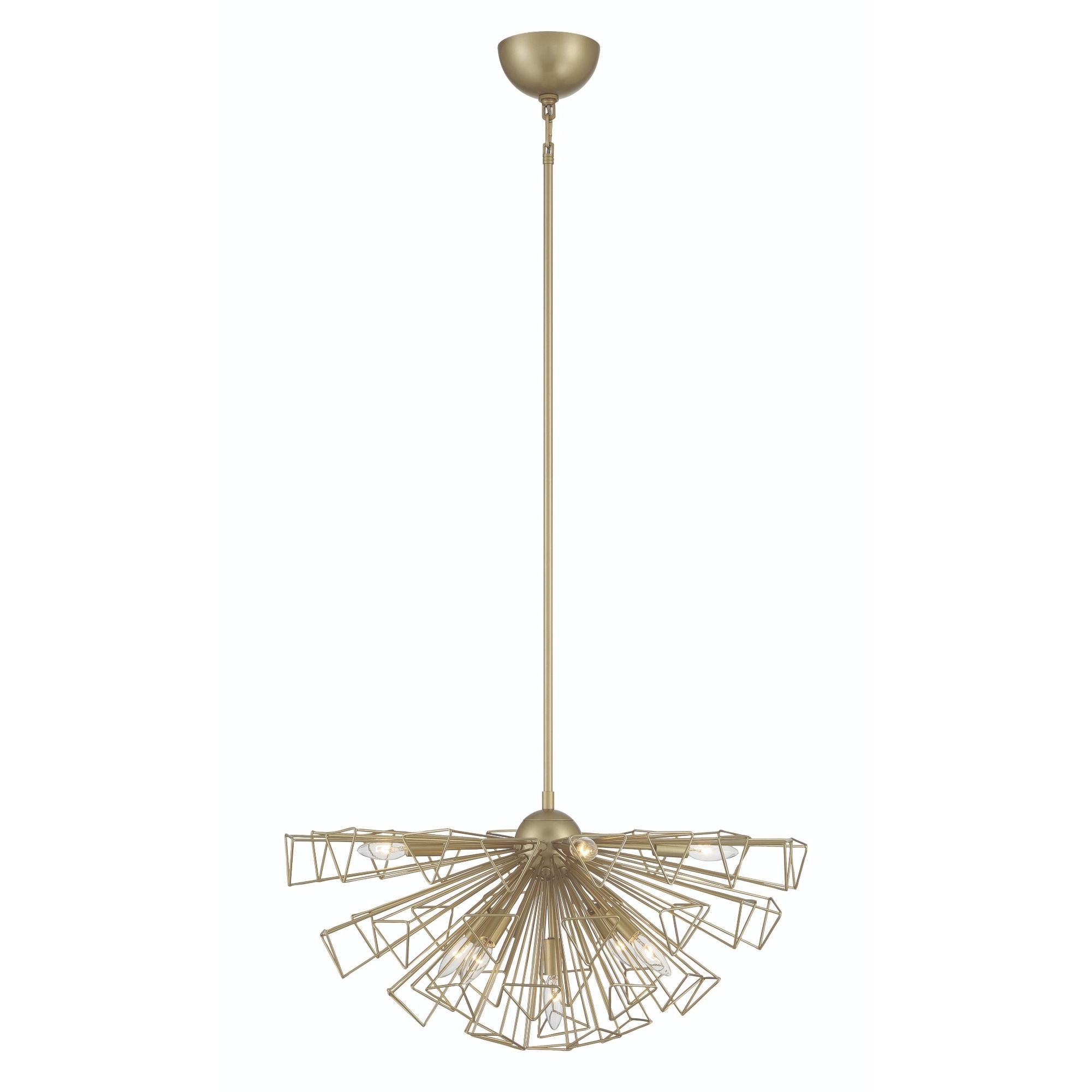 Dendelio 9 Light 22.5 inch Gold Chandelier Ceiling Light