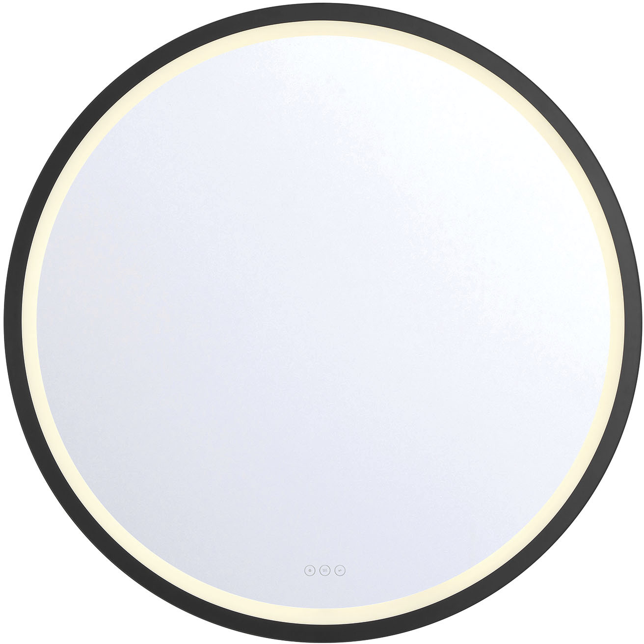 Artell 42 inch Brushed Black LED Mirror