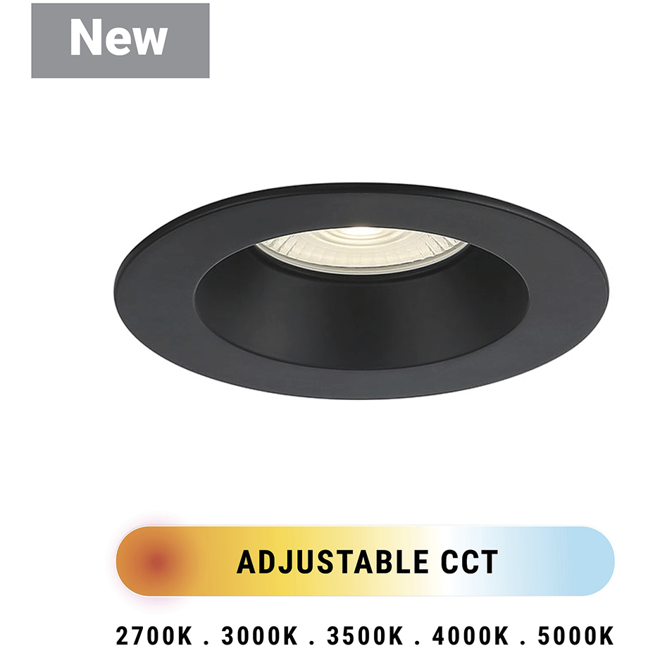 Midway LED Black Recessed Fixture