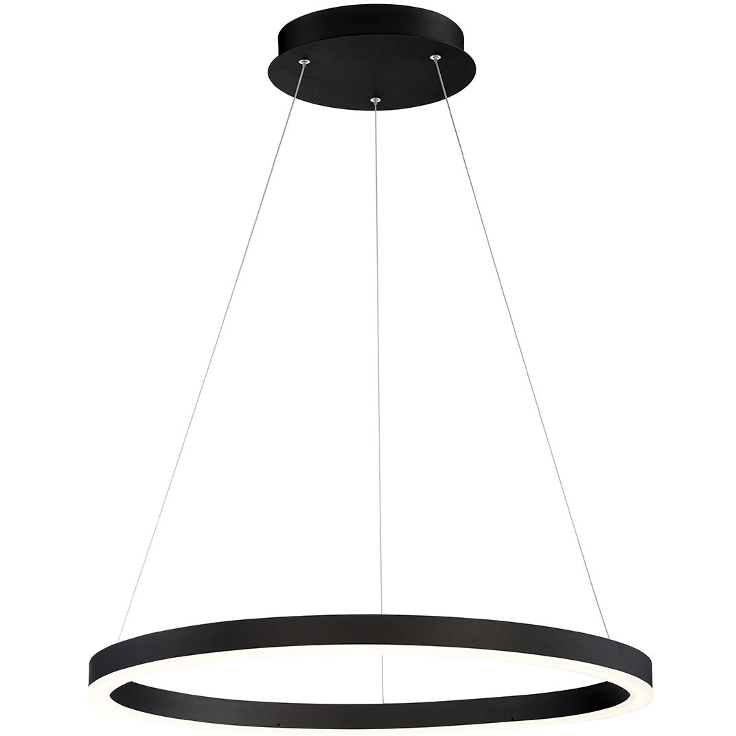 Eurofase 31471-027 Spunto LED 27.5 inch Black Chandelier