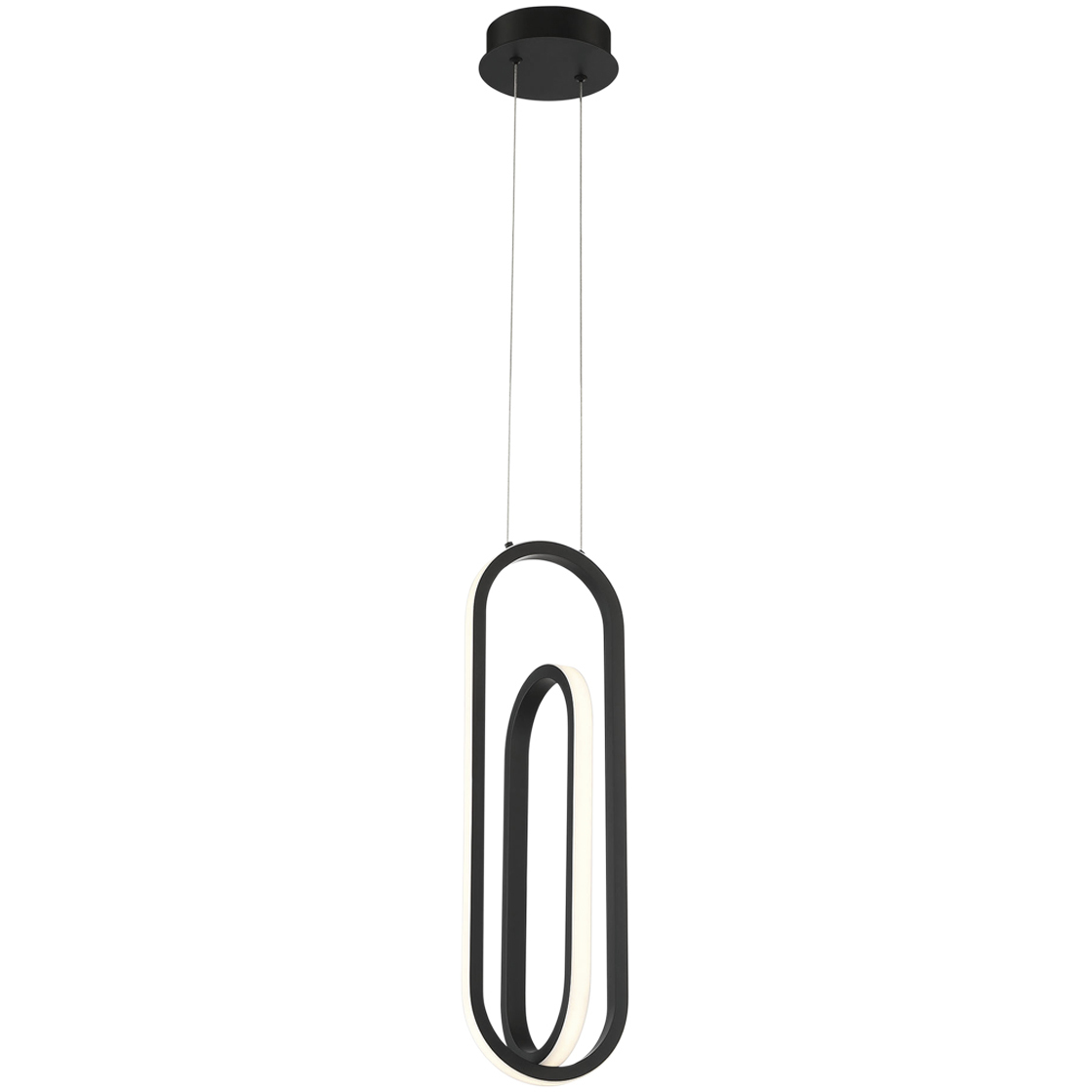 Demark LED 6 inch Black Pendant Ceiling Light