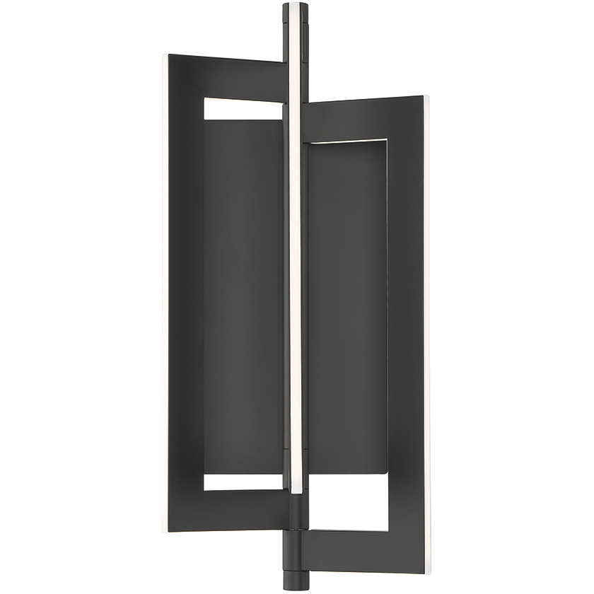 Livra LED 8 inch Black Sconce Wall Light