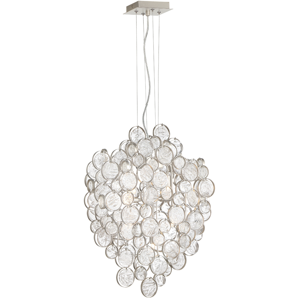 Trento 7 Light 10.5 inch Chrome Chandelier Ceiling Light