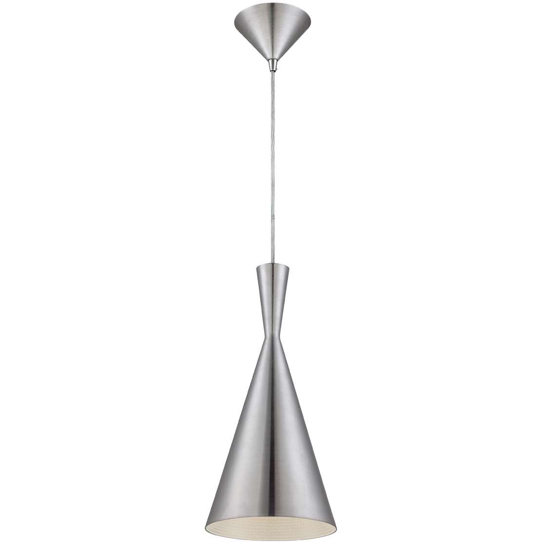 Bronx 1 Light 7.5 inch Satin Nickel Pendant Ceiling Light